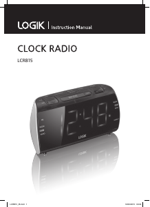 Handleiding Logik LCRB15 Wekkerradio