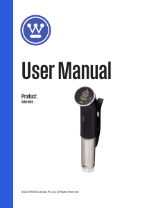 Manual Westinghouse WHSV01K Sous-vide Stick