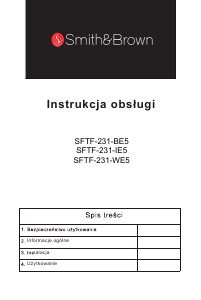 Instrukcja Smith&Brown SFTF-231-WE5 Lodówko-zamrażarka