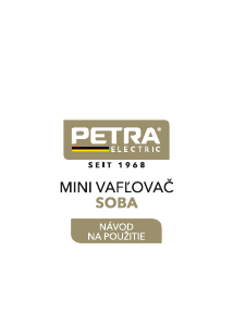 Návod Petra PT4935 Vaflovač