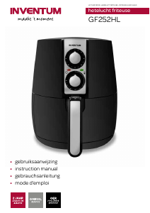 Bedienungsanleitung Inventum GF252HL Fritteuse