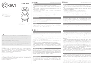 Manual Kiwi KFAN-7400 Fan