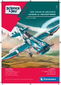 Hướng dẫn sử dụng Clementoni 52225 Mechanical workshop plane and helicopter