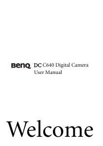 Bruksanvisning BenQ DC C640 Digitalkamera