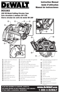 Mode d’emploi DeWalt DCS383H1 Scie circulaire