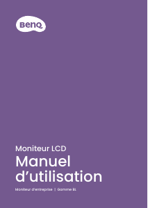 Mode d’emploi BenQ BL3290QT Moniteur LCD