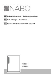 Handleiding NABO KI 1341 Koelkast