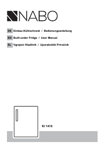 Bedienungsanleitung NABO KI 1410 Kühlschrank