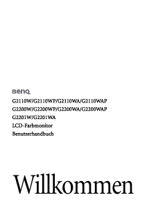 Bedienungsanleitung BenQ G700 LCD monitor