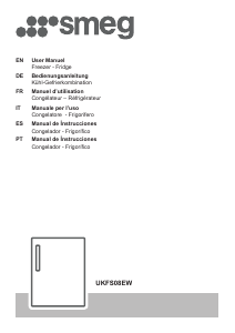Manual Smeg UKFS08EW Refrigerator