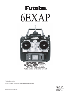 Handleiding Futaba 6EXAP RC Controller