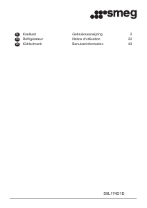 Mode d’emploi Smeg S9L174D1D Réfrigérateur