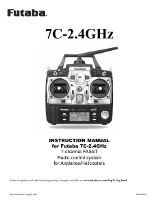 Handleiding Futaba 7C RC Controller