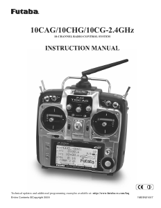 Handleiding Futaba 10CHG RC Controller