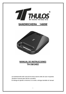 Manual de uso Thulos TH-SW1402 Grill de contacto