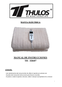 Bruksanvisning Thulos TH-EB407 Elektrisk filt