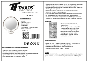 Manual de uso Thulos TH-BY24 Espejo