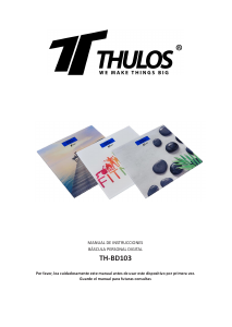 Manual Thulos TH-BD103 Scale