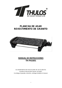 Bruksanvisning Thulos TH-PA1601 Bordgrill