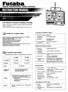 Handleiding Futaba FP-4NBF RC Controller