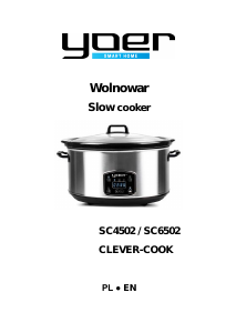 Manual Yoer SC6502S Clever-Cook Slow Cooker