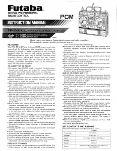 Handleiding Futaba FP-6NHP RC Controller