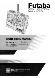 Handleiding Futaba FP-7FGH RC Controller