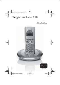 Handleiding Belgacom Twist 250 Draadloze telefoon