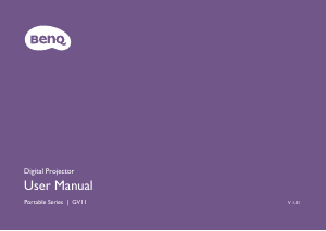 Handleiding BenQ GV11 Beamer