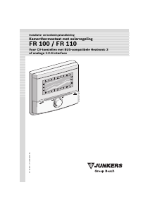 Handleiding Junkers FR 100 Thermostaat