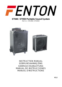 Manual de uso Fenton 170.052 ST050 Altavoz