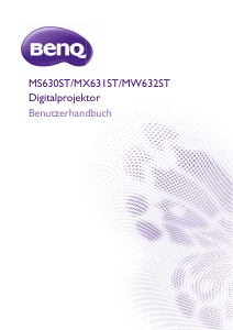 Bedienungsanleitung BenQ MS630ST Projektor