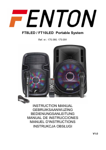 Manual de uso Fenton 170.090 FT8LED Altavoz