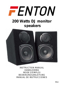 Bedienungsanleitung Fenton DJ monitor Lautsprecher