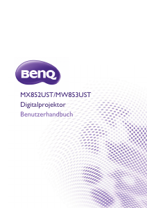 Bedienungsanleitung BenQ MW853UST Projektor