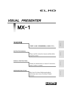 Handleiding Elmo MX-1 Documentcamera