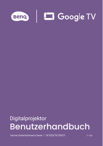 Bedienungsanleitung BenQ TK705i Projektor