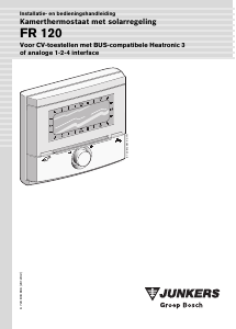 Handleiding Junkers FR 120 Thermostaat