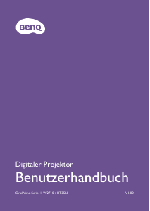 Bedienungsanleitung BenQ W2710 Projektor