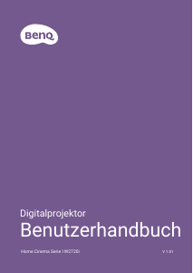 Bedienungsanleitung BenQ W2720i Projektor