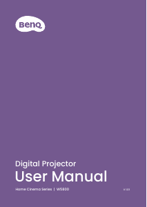 Bruksanvisning BenQ W5800 Projektor
