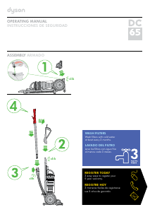 Manual Dyson DC65 Vacuum Cleaner