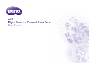 Bruksanvisning BenQ i500 Projektor