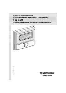 Handleiding Junkers FW 100 Thermostaat