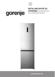 Priručnik Gorenje NRK620EAXL4 Frižider – zamrzivač