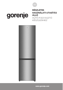 Használati útmutató Gorenje RK418DPW4I Hűtő és fagyasztó