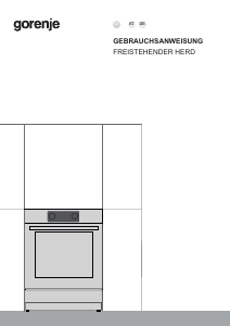 Bedienungsanleitung Gorenje GEITS5C70XPG Herd