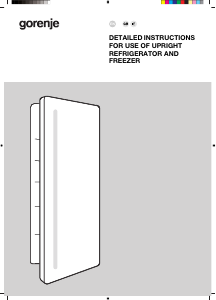 Manual Gorenje RBI512E21 Refrigerator