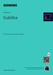 Manuál Siemens WR47B2C0CS Sušák