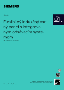 Návod Siemens EX870NX68E Pánt